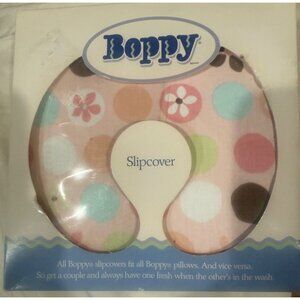 Boppy Slipcover Flowers & Chocolate Print